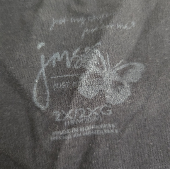 Women's Just My Size Multi Colored Floral  T Shirt 2 X Beautiful - Picture 5 of 12